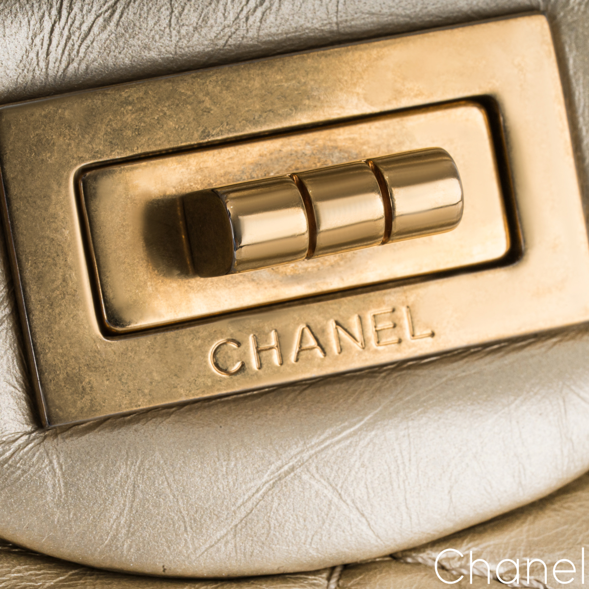 Chanel Cream 2.55 Reissue Maxi Double Flap Bag